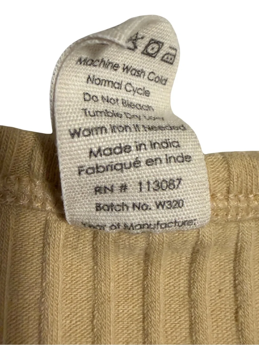 kate quinn - lap neck bodysuit | marzipan | organic cotton wide rib 18-24M